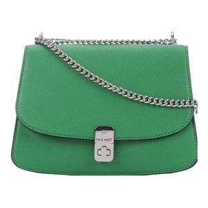 NWT Nine West Minka Green Purse Mini Crossbody Flap Handbag
